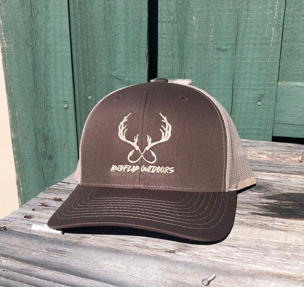 MudFlap Outdoors Brown and Khaki Hat